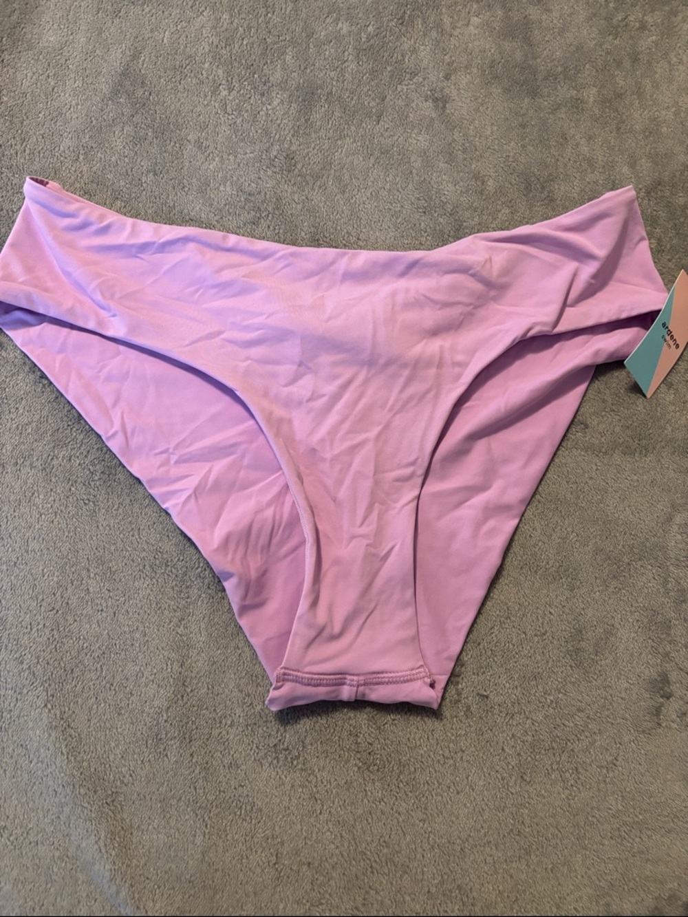 Bright Lilac V-Front Bikini Bottoms